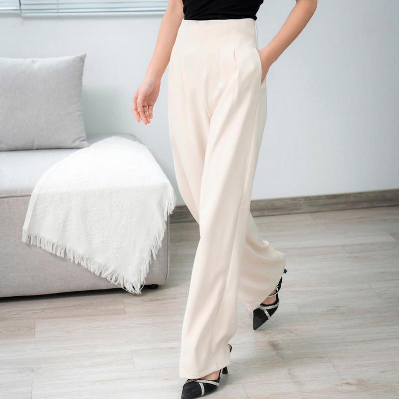  Quần suông bán rời chất gold Nhật dày dặn 