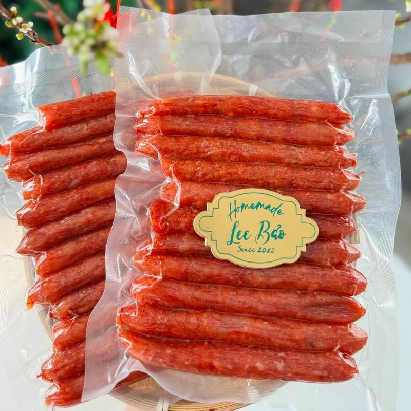  Lạp Xưởng Siêu Nạc Tôm Thịt Đặc Biệt   1kg gồm 02 túi 500gram  