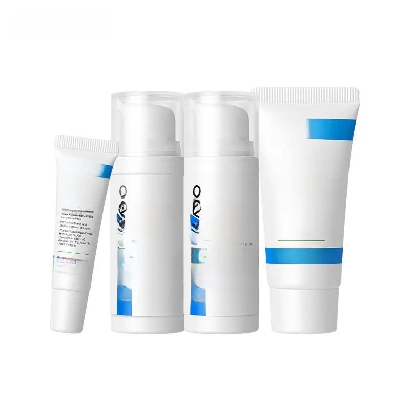 Skincare Set Essence Liquid Cleanser Eye Cream Face Cream Hydrating Moisturizing Repair