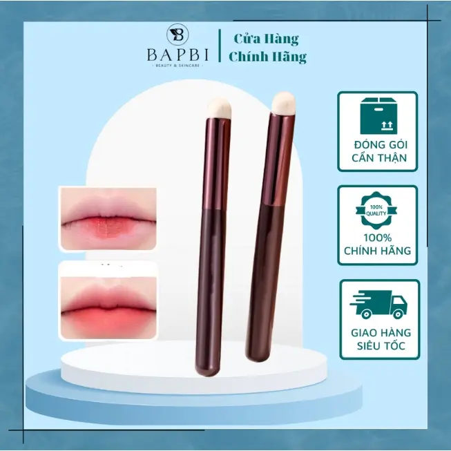 Cọ Tán Son Môi Che Khuyết Điểm Mềm Mịn Môi