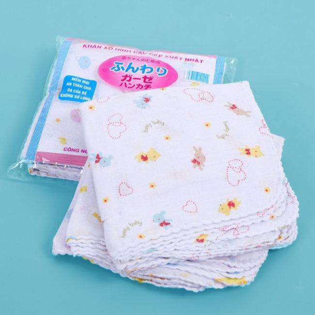  Sét 10 khăn xô sữa cho bé sơ sinh và trẻ nhỏ 
