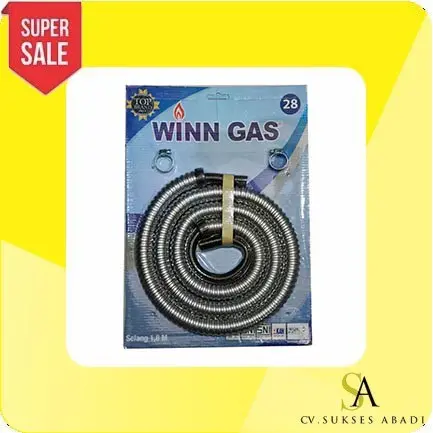WINN GAS Selang Spiral LPG Elpiji Premium Selang Flexible Flexibel Tabung Elpiji Termurah Surabaya