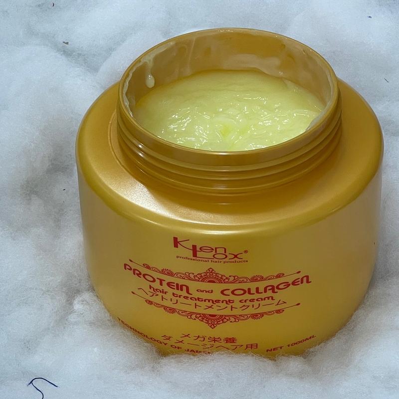 Kem ủ - hấp tóc siêu mềm mượt collagen Kenlox 1000ml Nữ Women 7