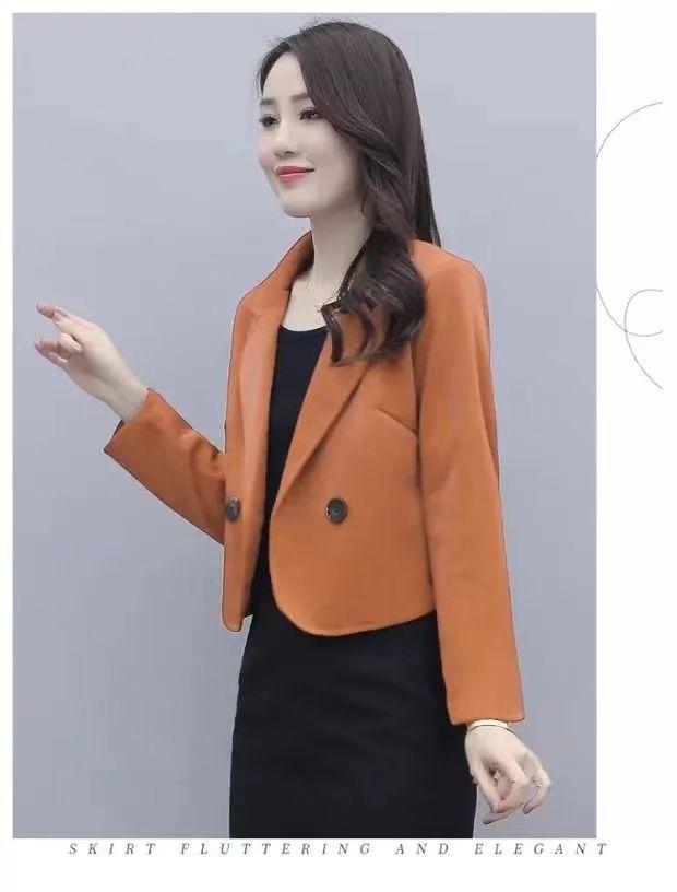 Product Introduction of Áo Khoác Ngắn Phù Hợp Với Doanh Nghiệp Nhỏ Hàng Mới Về, Dành Cho Nữ, Phong Cách Phương Tây, Bộ Sưu Tập Thu Đông Năm 2025, Phong Cách Hàn Quốc, Dễ Phối Đồ, Cỡ Nhỏ Và Mỏng, Áo Len 8