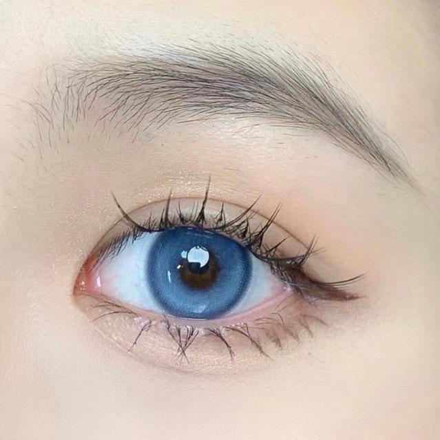 Lens Mắt Kính Áp Tròng Moonlight Blue Hiệu Ứng Filter HotDouyin Đủ Độ Cận [TẶNG KÈM KHAY DỤNG CỤ] (Vui Lòng Đặt 2 Chiếc) Nữ 4