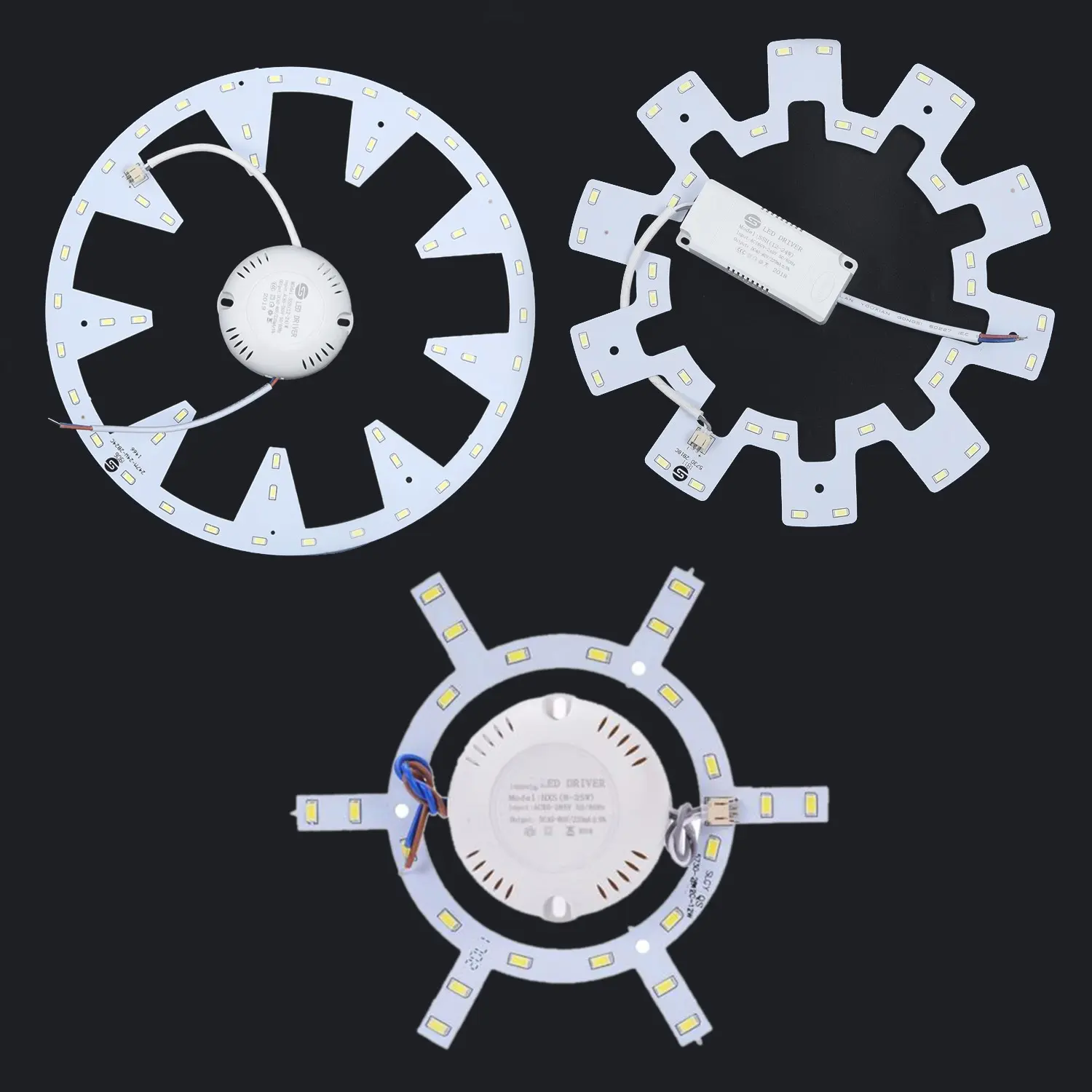 12/18/24W Circle Shaped 5730 LED Panel Ceiling Light Fixtures Board Lamp Plate
