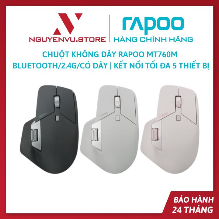 Chuột Không Dây Rapoo MT760M ( Rapoo MT760 Mini ) Bluetooth/2.4G/ - Hàng Chính Hãng