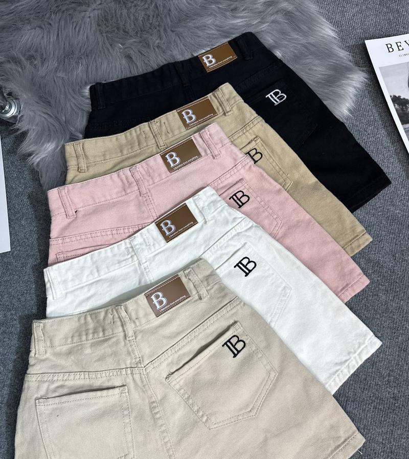 Product Introduction of Quần Short Kaki Chữ B Thêu Form Cạp Cao 4sz S M L XL 2