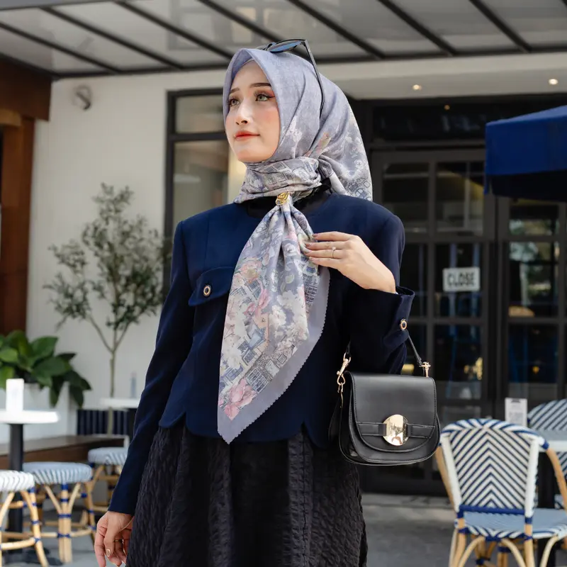Amsterdam Renew Series ShasaScarves Hijab Motif Segiempat Premium 6