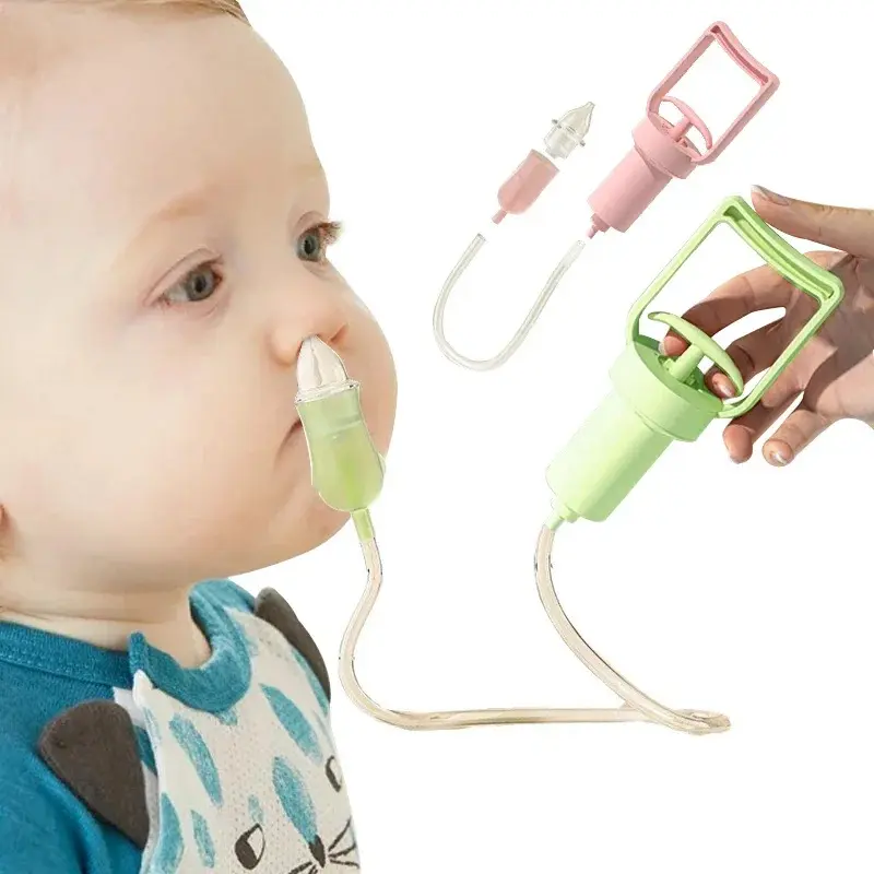 Toddler Nasal Aspirator Hand Pull Baby Snot Cleaner Newborn Nose and Nasal Congestion Prevention