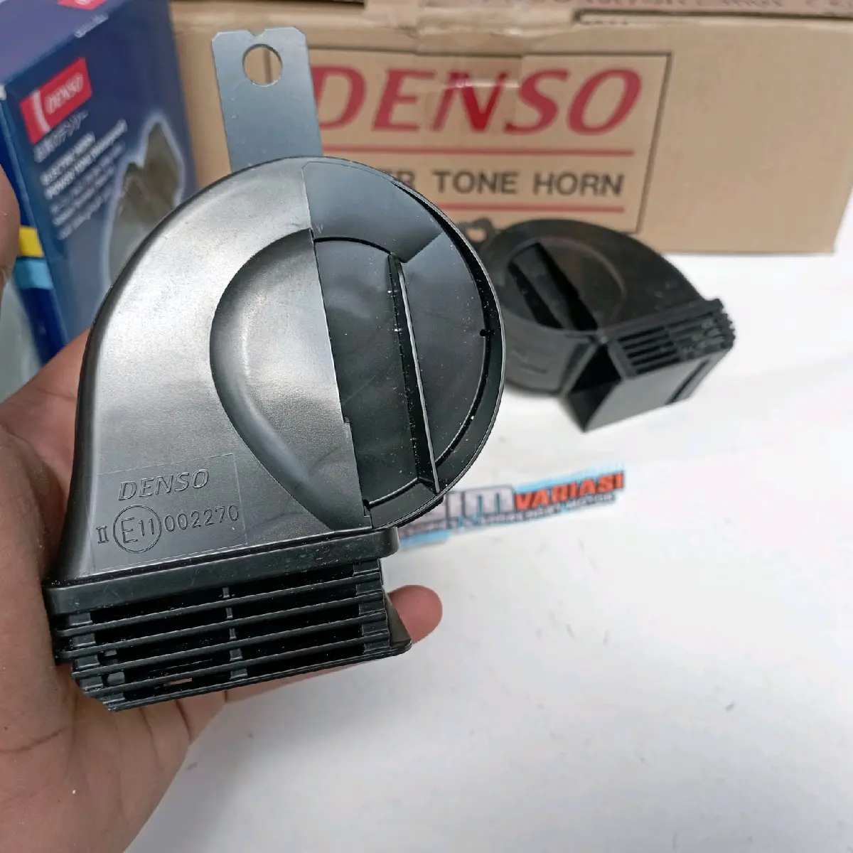 ORIGINAL KLAKSON KEONG DOUBLE DENSO WATERPROOF ANTI AIR UNTUK MOTOR DAN MOBIL AKI 12 VOLT Car