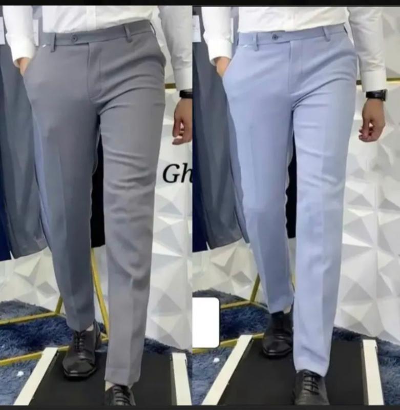 COMBO 2 Quần tây - Quân âu nam  - Chất liệu Cotton dày dặn, co giãn nhẹ, form ống côn Hàn Menswear Thun Pants Ong Nhung 3