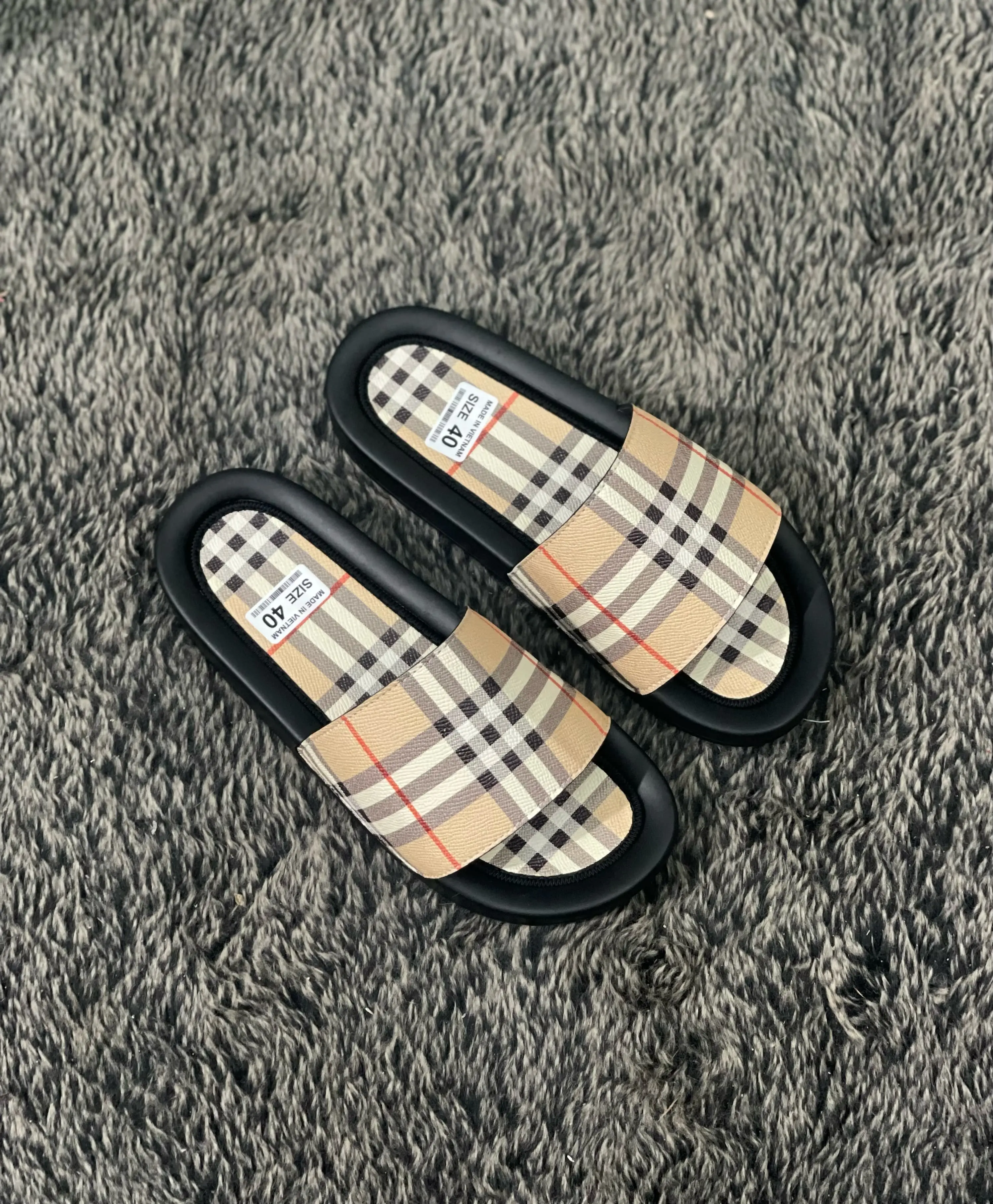 [ NEW ] Dép Nam Quang Ngang Cực HOTTREND, HoạTiết BBR Sang Chảnh, Đế Cao Su Cao 4cm, Đế Chống Trơn Trượt, Size 38-43