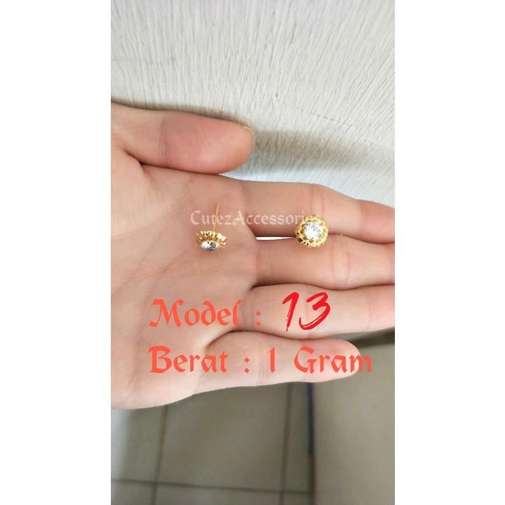 Anting giwang titanium anti luntur & karat 4