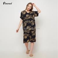 Gambar Setelan Celana Pendek Kancing Depan / Daster Atas Bawah Kekinian Rayon Wanita Piyama - hijau dari ALFAUZI COLLECTION Kota Administrasi Jakarta Barat 1 Tokopedia