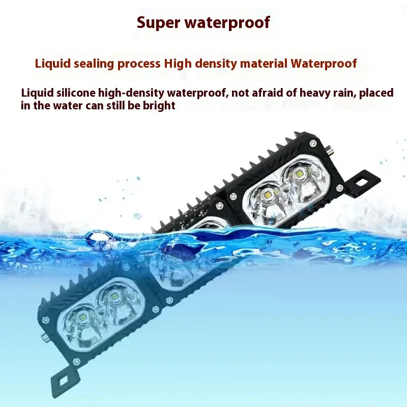 Đèn Led lát ô tô, Hàng mới về, Đèn chiếu điểm từ xa, 12v-80v, Thích hợp cho xe Kỹ Thuật Xe Nông Nghiệp Địa Hình siêu sáng, Sửa đổi lưới tản nhiệt, Đèn trên cùng 5