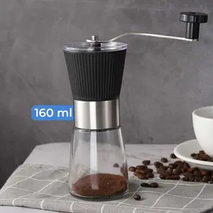 Homadise Alat Penggiling Kopi Manual Coffee Grinder 160ml - CF012