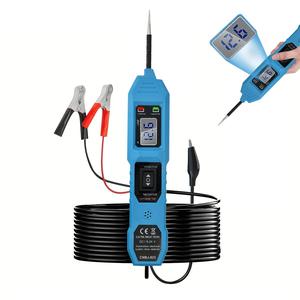 Probador de circuitos de vehículo versátil de 3.5-36V CC con pantalla de voltaje LED y luz brillante, kit esencial de prueba de potencia para diagnóstico de autos