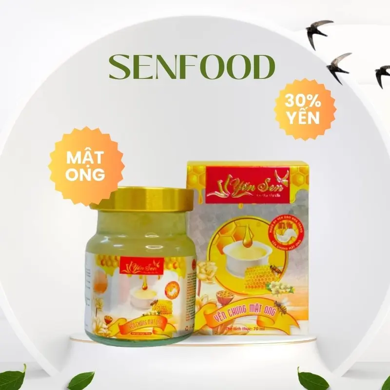 Yến Sen nhiều vị bổ dưỡng cho sức khỏe 30% yến hộp đơn 70ml yến tươi không gluten 5