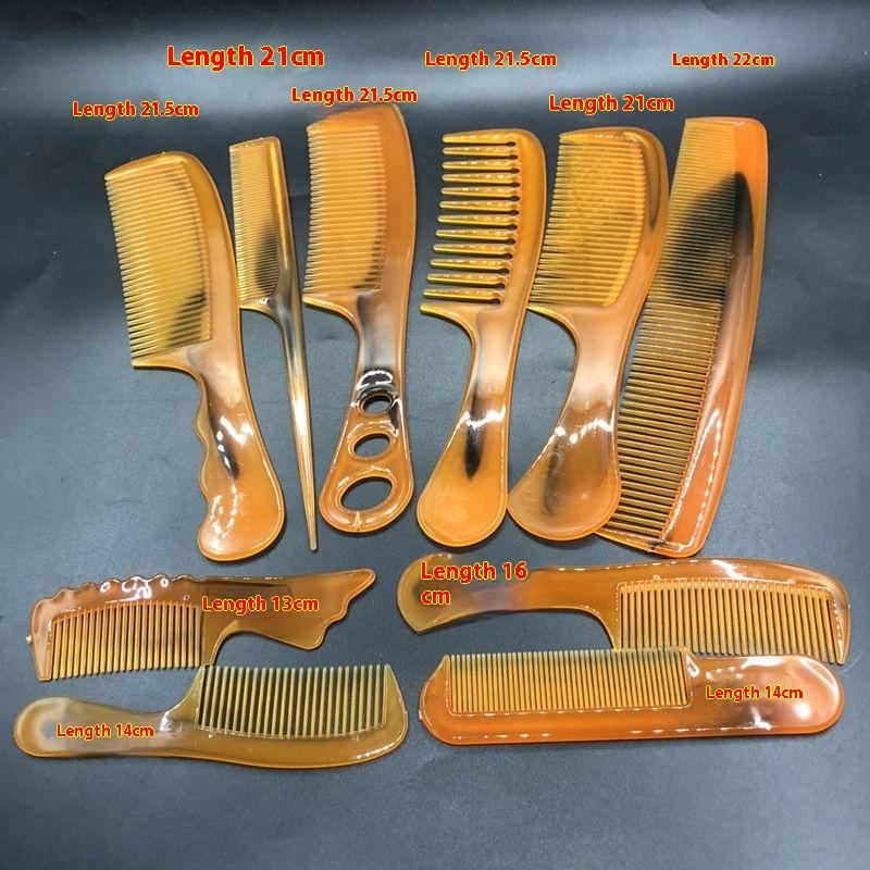 10 pieces of nylon comb with free shipping, unbreakable, thickened plastic household comb, professional hairdressing comb set, hairdressing comb 2
