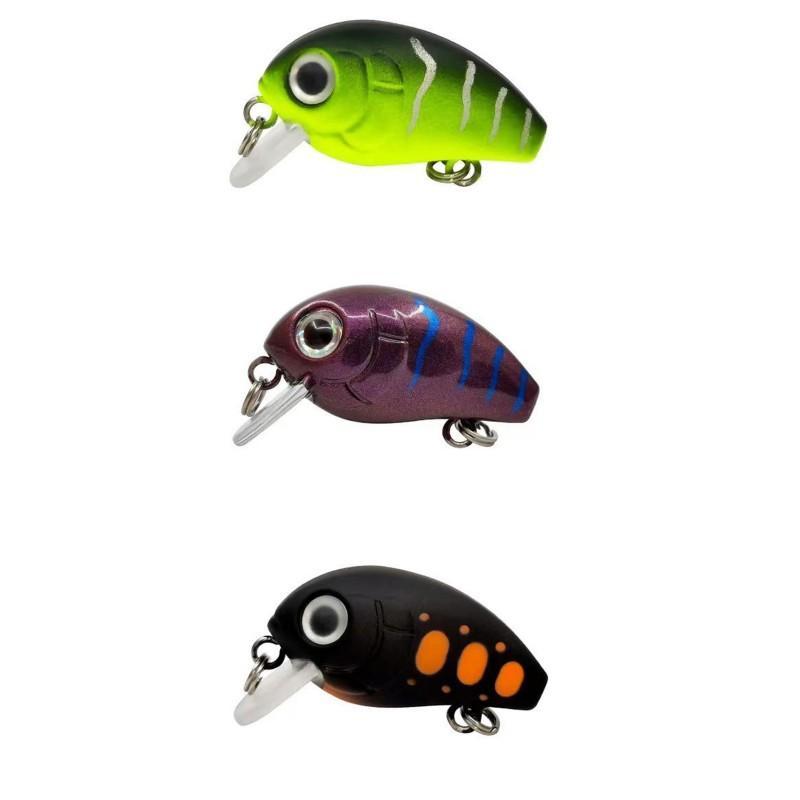 Product Introduction of Artificial Fishing Lure, 5 Counts/set Slow-sinking Rock Little Fatty Mini Stream False Imitation Bait, Fishing Accessories for Outdoor Fishing 0
