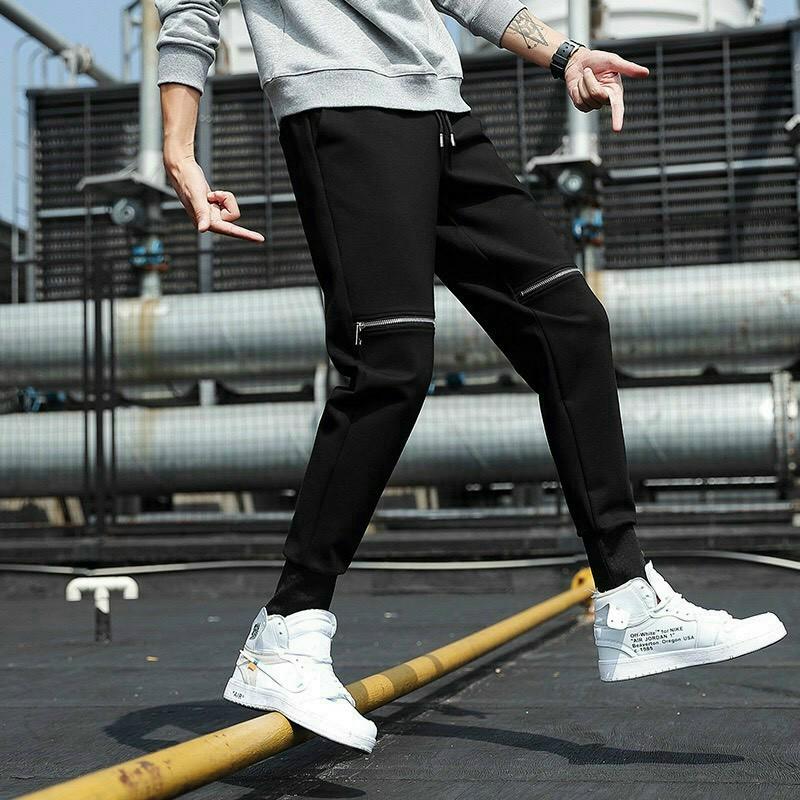 Quần Jogger Kaki Nam Dáng Thể Thao Cao Cấp Khóa 2 Gối MÀU ĐEN QUẦN DÀI KAKI KHÓA GỐI ( QJKK065) S0 Sport 1