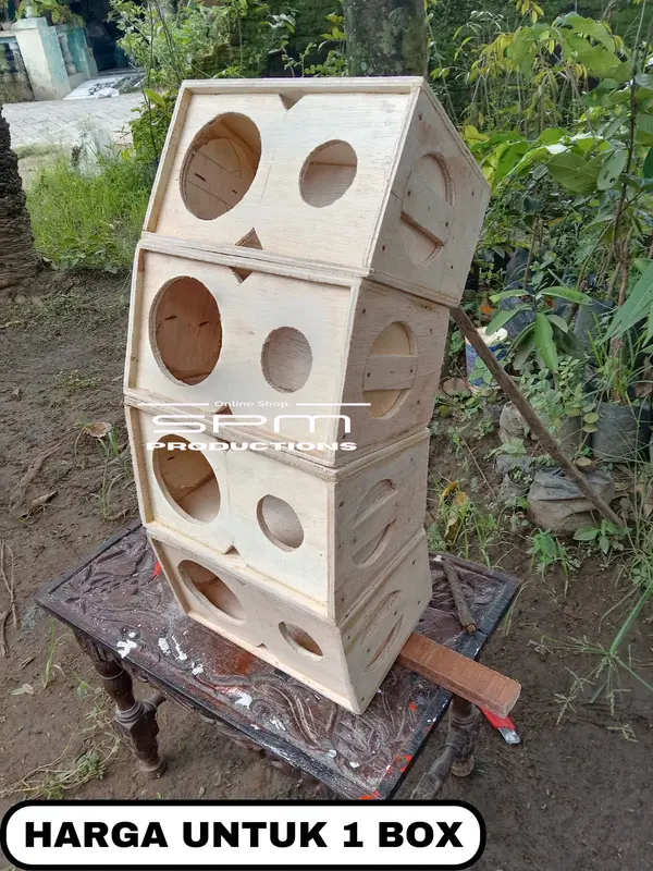 Box Speaker Line Array 4 inch Single Plus Tweeter 2