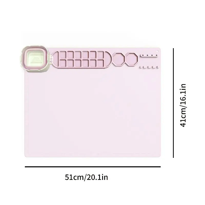 Silicone Painting Mat, 1 Count Waterproof & Washable Painting Pad, Art Supplies for Home School Students 1