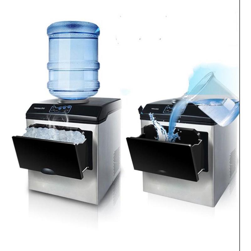 Máy làm đá viên tinh khiết Hicon 3 Size đá công suất 160w 25kg/Ngày 🔰EuroS Store🔰 4