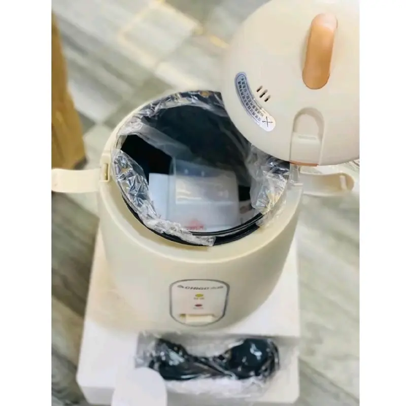 Nồi Cơm Điện Mini Chống Dính CHIGO Chính Hãng, Nấu Hầm Súp Cháo Đa Năng Nấu Cơm Cooker 3