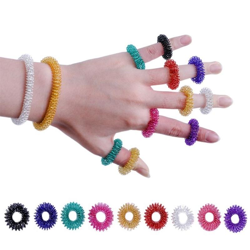 Compact Premium Acupressure Ring φ2.5cm Springs Finger Massage - TikTok ...
