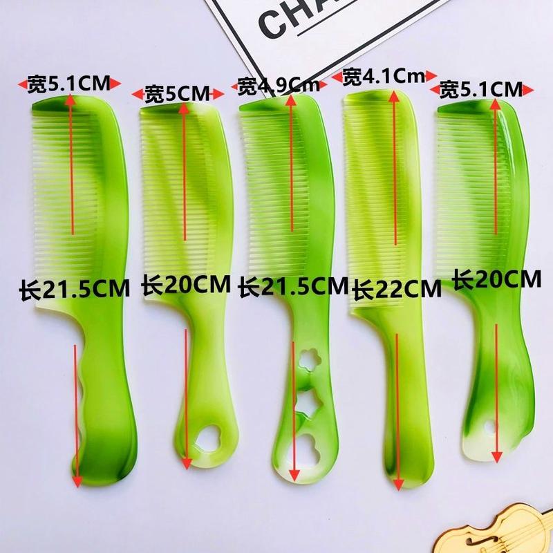Product Introduction of 10 pieces of nylon comb with free shipping, unbreakable, thickened plastic household comb, professional hairdressing comb set, hairdressing comb 19