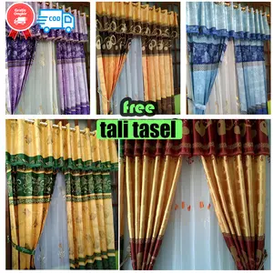 Gorden prada pintu dan jendela model poni free Tali