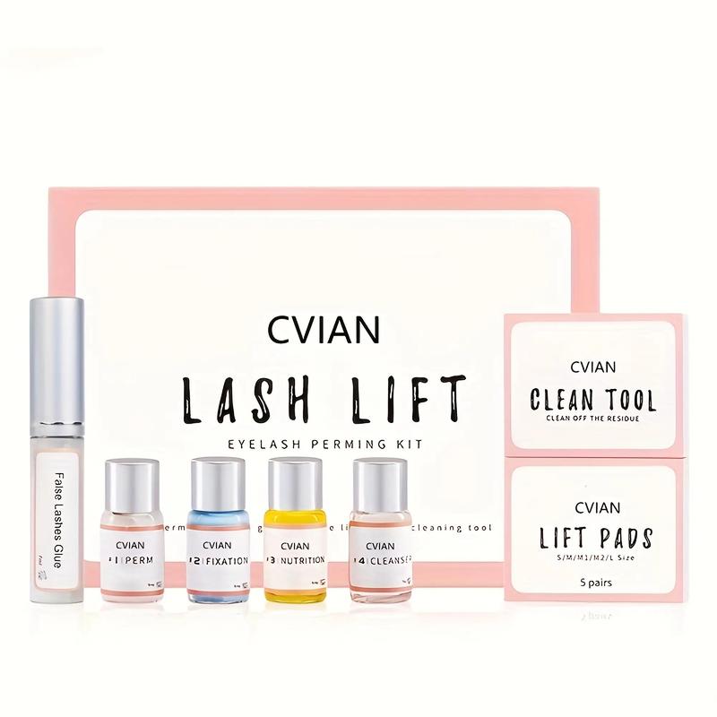 Product Introduction of Professional Lash Lift Kit, 1 Set Semi-permanent Curling Eyelash Perm Kit, Long Lasting Lash Perming Set, Perfect Birthday Gift for Mother Women 0