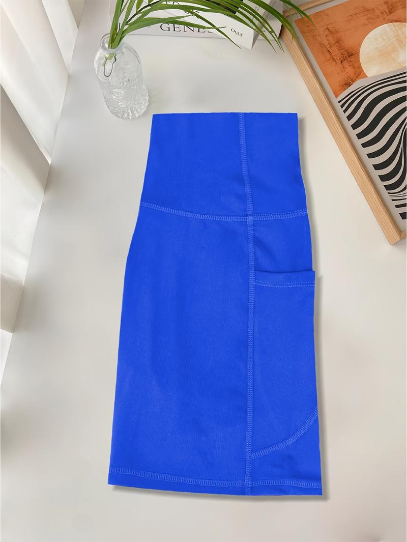 Product Introduction of Sports Casual Three-Quarter Length Shorts Butt-Lifting Yoga Shorts with Pockets 3