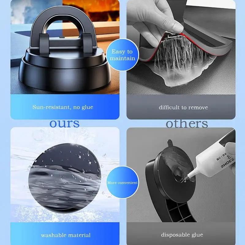 Giá Đỡ Điện Thoại Trên Xe Hơi, Có Thể Xoay 360 Độ, Chân Đế Điện Thoại Di Động Có Silicon Chống Trượt, Thích Hợp Cho Bảng Điều Khiển Ô Tô, Giá Đỡ Điện Thoại Di Động, Cho Các Dòng Xe Hơi Phụ Tùng 2