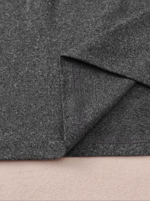 【Plus Size】 Letter Print Drop Shoulder Tee, Fashion Casual Half Sleeve T-shirt for Daily Outdoor Wear, Women Plus Clothing for Summer 4