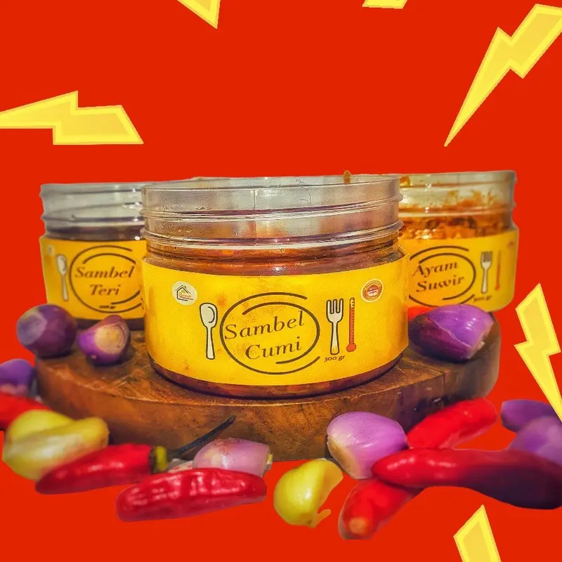 Sambel ayam suwir premium 300gr 3