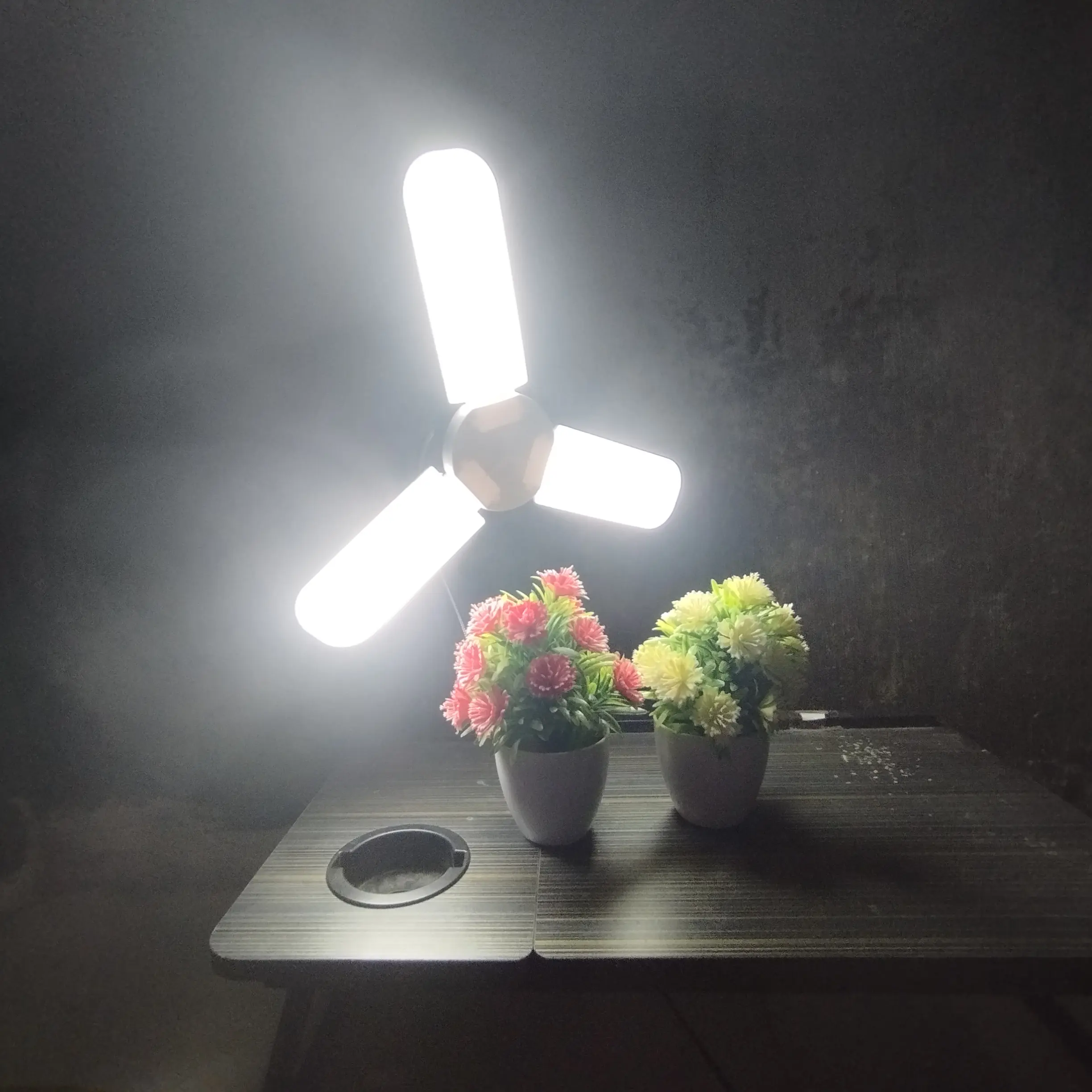 Set Lampu LED Baling-Baling Seri Model Kipas Blade Fan 45 Watt dengan ...
