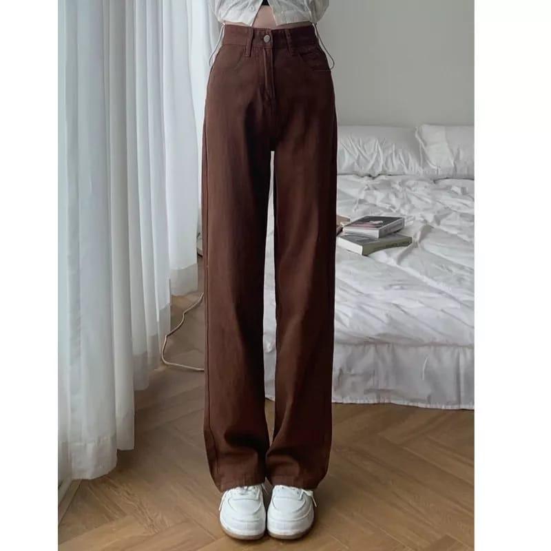 Product Introduction of CLEYA JEANS CULLOTE LOOSE PANTS - Model Kekinian Highwaist 23