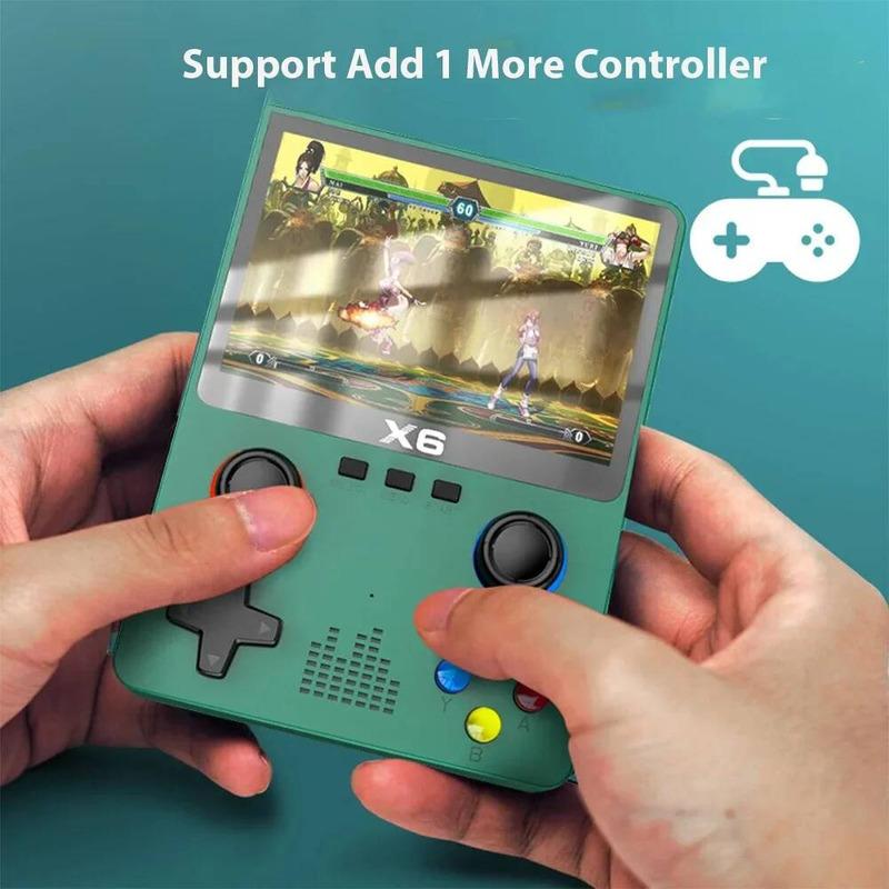 3.5 Inch X6 IPS Screen Handheld Players Dual Joystick 10000 Retro ...