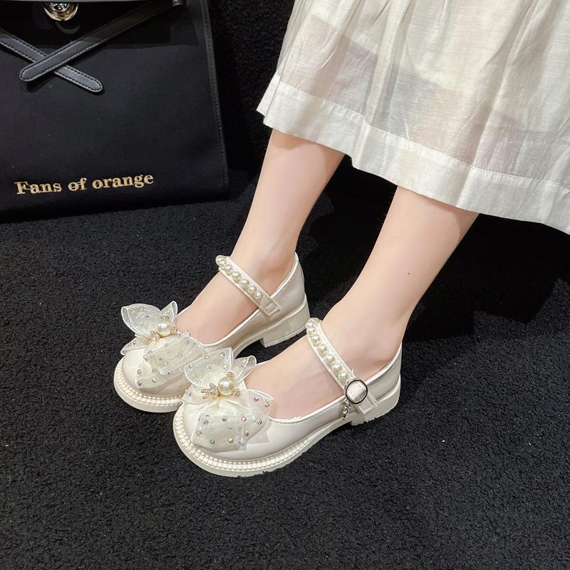 [GG35] Giay Búp Bê Nơ Gấu Kim Tuyến - Dành Cho Bé Gái - Phong Cách Hàn Quốc, Tiểu Thư - Size Từ 26 Đến 36 - Thời Trang Trẻ Em KIDS 4