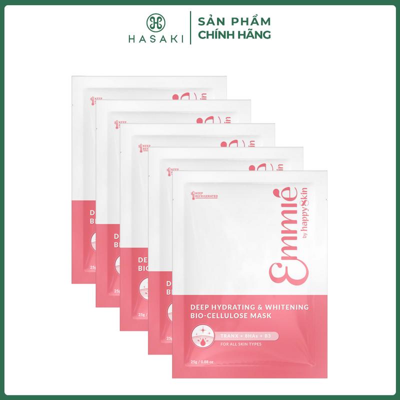 Combo 5 Mặt Nạ Sinh Học Emmié Cấp Ẩm Sâu & Hỗ Trợ Dưỡng Sáng Da 25g | HASAKI BEAUTY