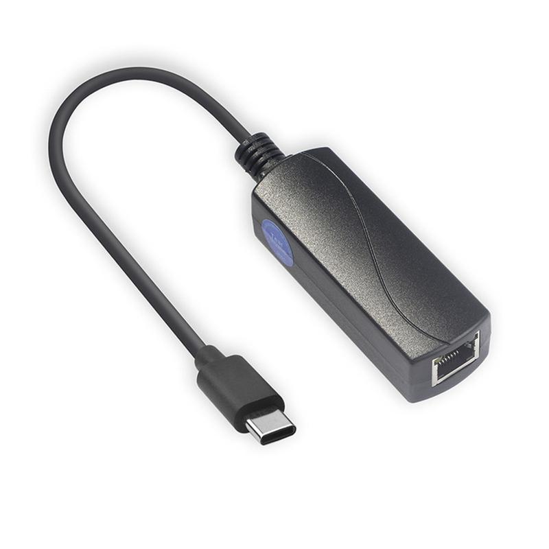 Product Introduction of Type-C to POE Adapter Networking Card Type-C To PoE 10/100Mbps IEEE802.3af Internet Cable For Smartphones Tablets 46