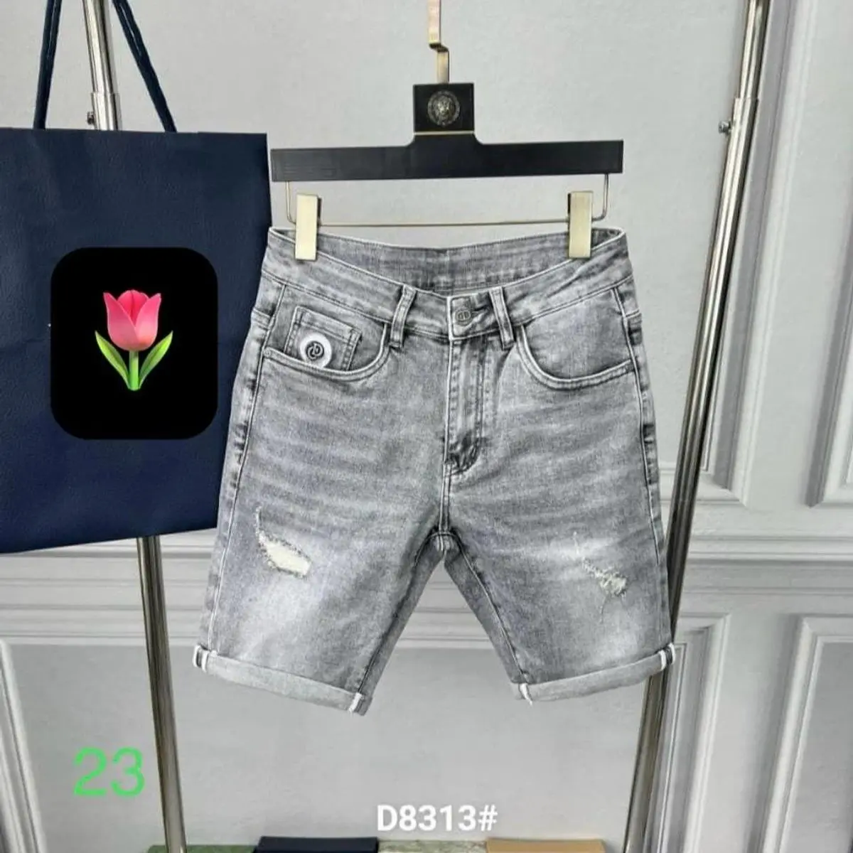 Quần Short Jean Nam Năng Động Chất Liệu Cotton Denim Slim Fit Túi Nhiều Size 28-34 - Thời Trang Nam Menswear Pants Có Túi