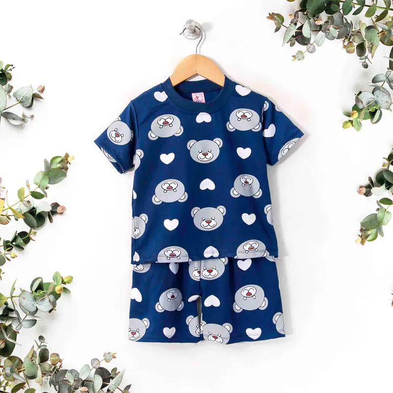 Stelan Premium anak laki-laki  Lengan panjang 1-8 tahun motif full/set baju tidur anak cowok/stelan anak laki-laki/pajamas/piyama anak laki-laki/baju tidur anak laki-laki 5