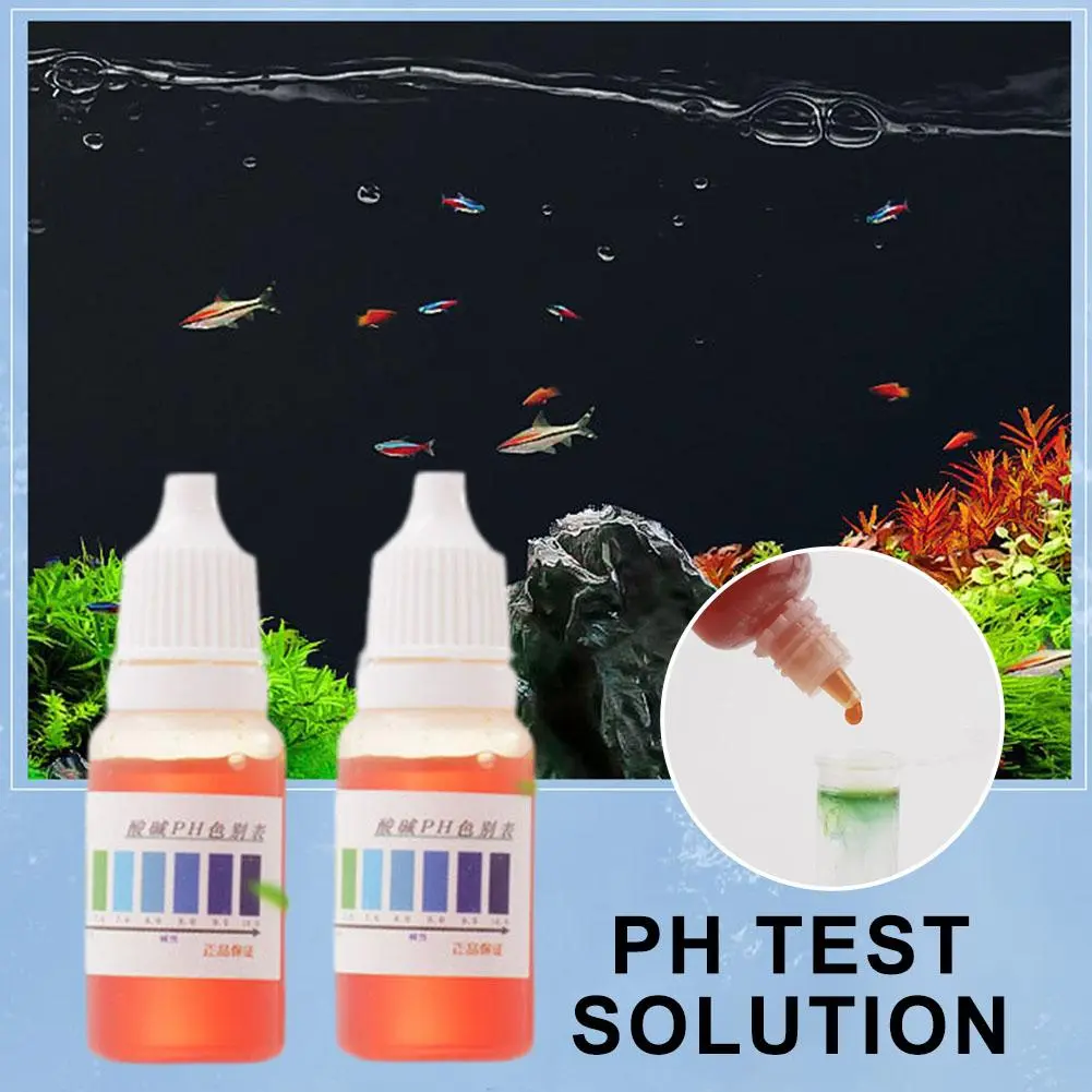 4pcs Ph Test Solution PH Reagent Ph Test Solution Precision 10ml*4 Water Of Detection PH C5T9