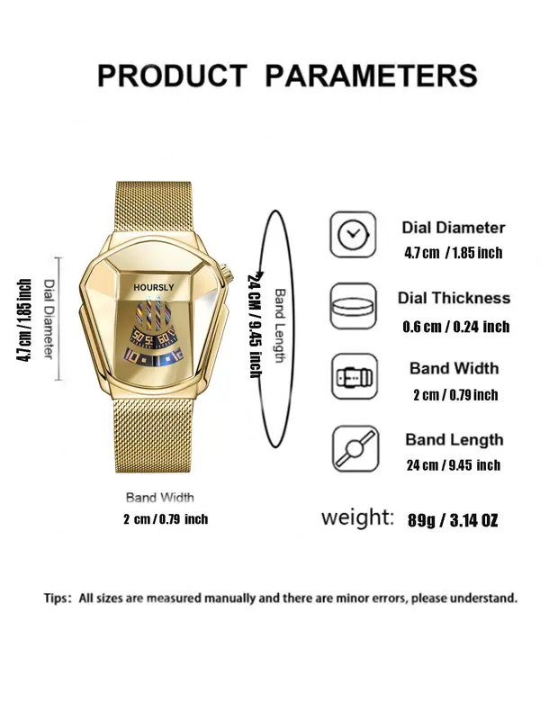 Men's Business Quartz Watch & Beaded Bracelet Set, Fashion Watch Set for Party, Daily Decor, Trendy All-match Watch Set for Birthday Gifts without Box 5