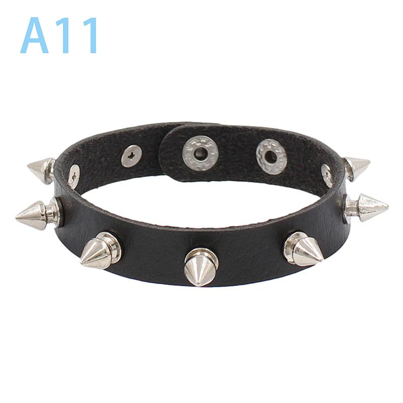 Product Introduction of Vòng Tay Phong Cách Punk Thời Trang Thập Niên 90, Cá Tính, Làm Bằng Da PU, Ba Hàng Đinh Tán, Vòng Tay Vuông, Vòng Tay, Thích Hợp Cho Bữa Tiệc Năm 2024, Tuyệt Vời Làm Quà Tặng 29