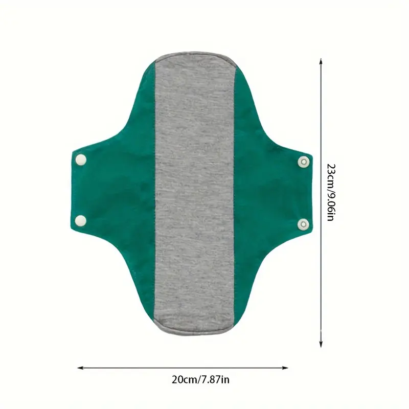 Đệm Lót Vải Kinh Nguyệt Graphene, BIAI, 7.87 * 9.06inch, 5 Cái, Có Thể Giặt Được, Làm Bằng Bông, Đệm Chăm Sóc Tái Sử Dụng, Thích Hợp Cho Nữ, Đệm Kinh Nguyệt, Thoáng Khí, Vệ Sinh 4
